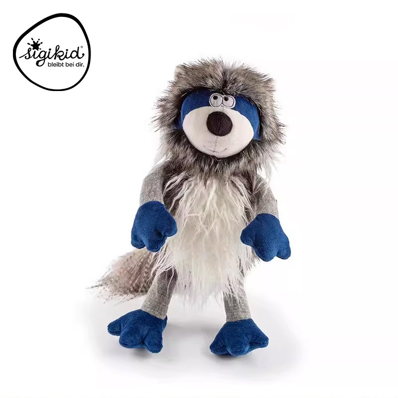 Sigikid德国 香香公主劳拉浣熊娃娃搞怪玩偶公仔毛绒玩具生日礼物