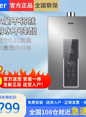 [换新补贴]海尔燃气热水器天然气WM5家用16L水伺服恒温