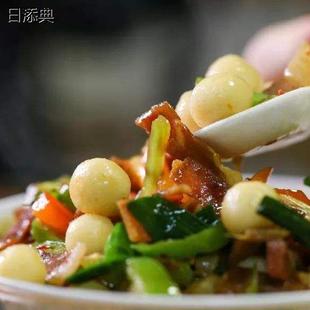 浙江衢州开化特产清明粒面疙瘩手工小米圆子丸子无馅汤圆面食