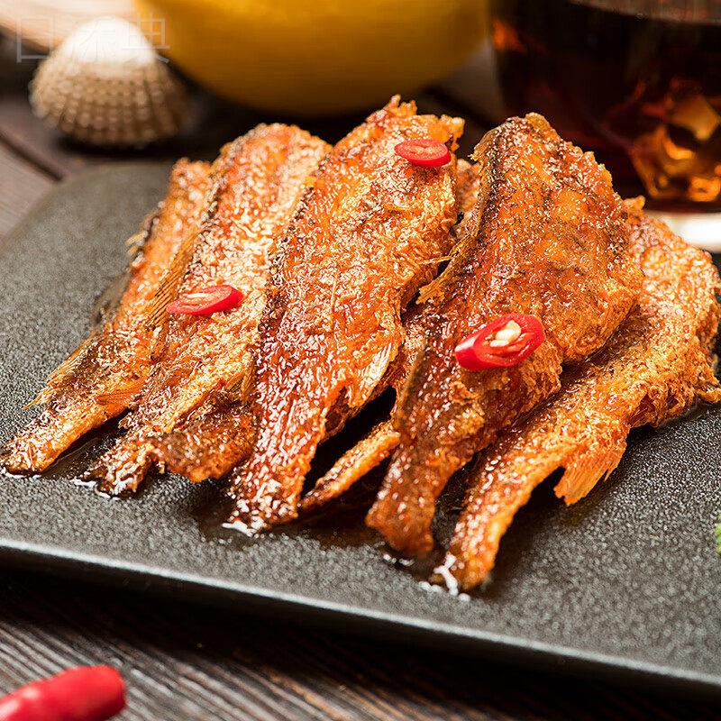 口水族香香酥黄花鱼50g*5袋香酥比目鱼带鱼即食海味零食香辣小吃