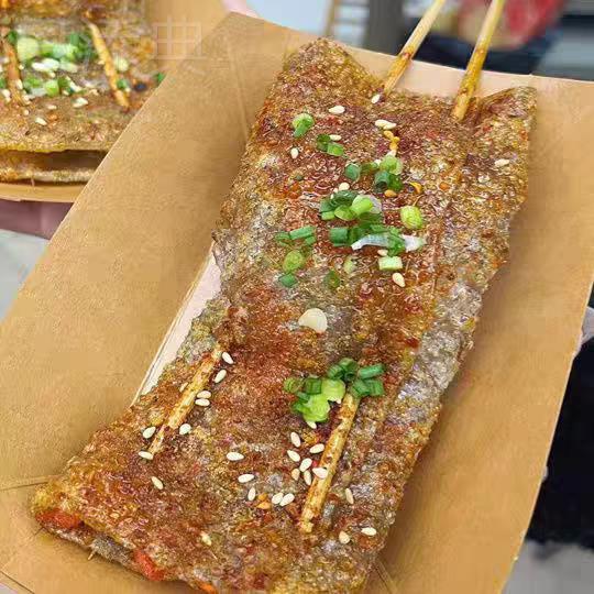 重庆苕皮豆干烧烤专用网红商用四川特产食材大片苕皮臊皮绍皮邵皮