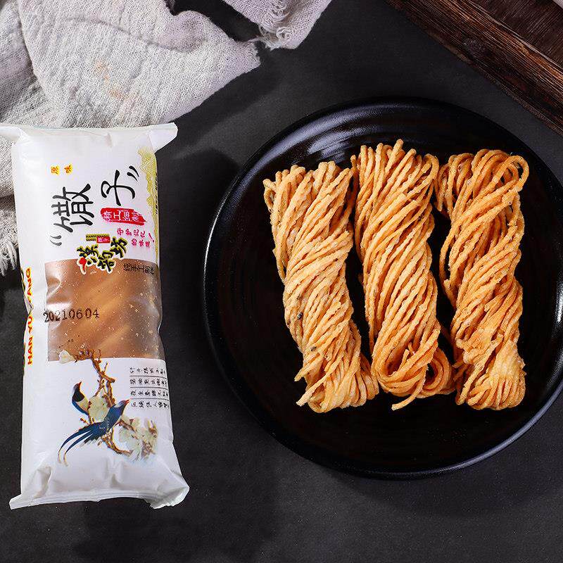 金丝馓子徐州油炸散子独立包装茶馓子手工休闲零食品山东安徽