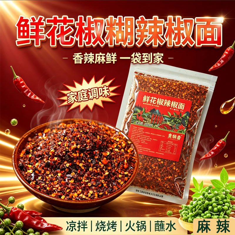 鲜花椒辣椒面贵州特产