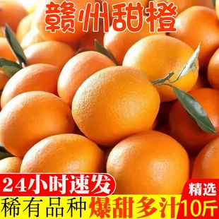 橙子新鲜水果当季 整箱10斤超甜正宗冰糖大5非赣州赣南脐橙果冻橙
