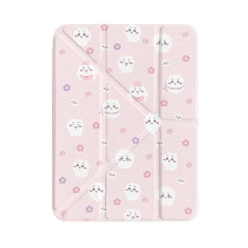 thumbnail for Japanese girl cartoon Jii Y+ trifold for ipad11 protective caseipadair7 new ipad10 pen slot air6 dropproof air2025 apple tablet protective case pro female mini7