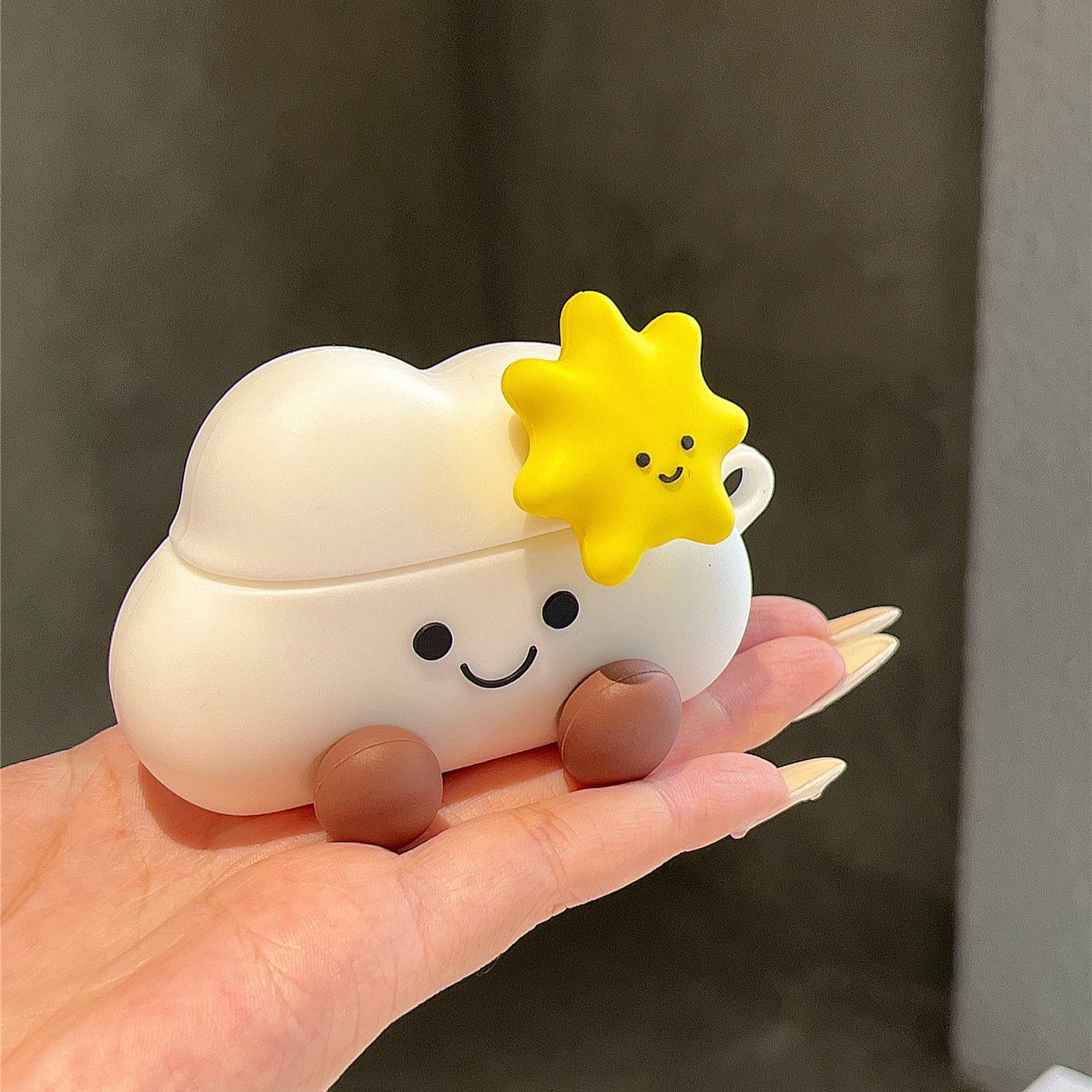 gurao jellycat卡通可爱云朵适用airpodpro4苹果无线蓝牙耳机套airpods1/2新款airpod3代耳机保护壳硅胶女款