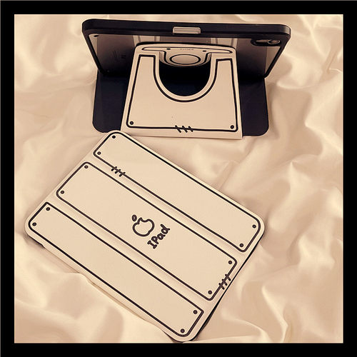 适用亚克力日韩苹果平板保护套