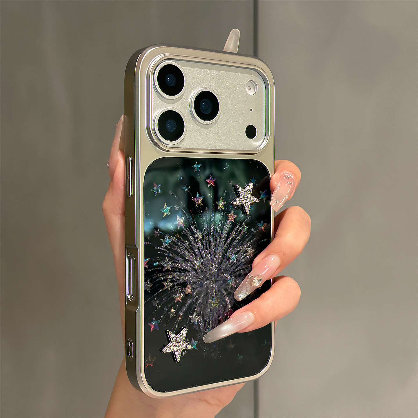 超好看新年款梦幻鎏金星星烟花适用苹果17promax手机壳iPhone17pro电镀新款16pro网红女款15全包防摔14保护套,3C数码配件,手机保护套/壳,淘宝优惠券,粉丝福利购,淘宝优惠卷