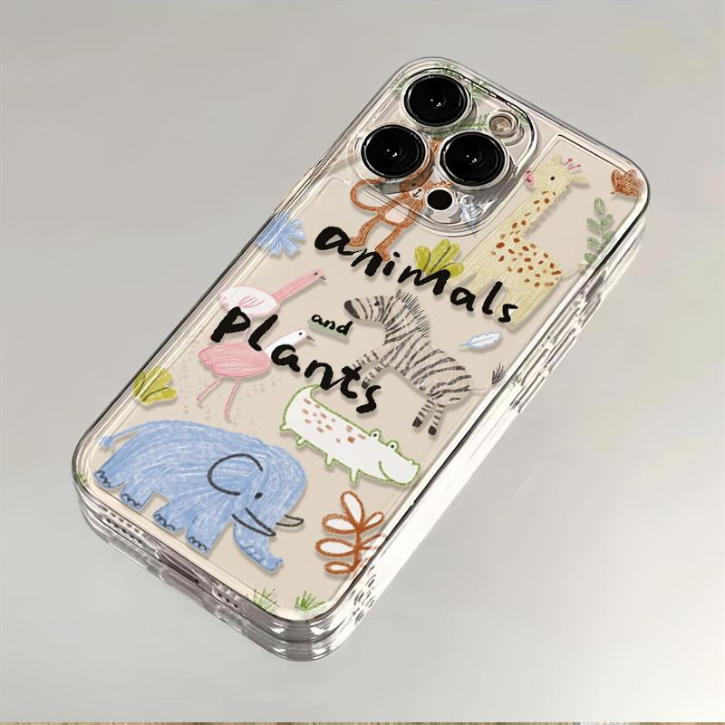 动物开会适用OPPORENO11PRO手机壳oppo适合夏天的Reno10/9/8/7/6/5/4/3/ace可爱z软R15透明R17硅胶全包Pro套图片