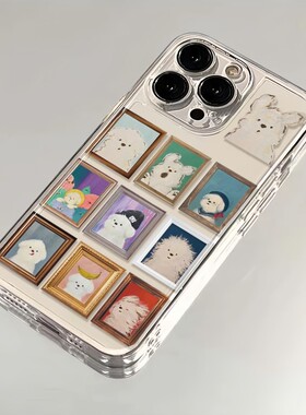 风吹潦草小狗适用OPPORENO14PRO手机壳oppo/Reno13/12/11/10/9/8/7/6/5/4可爱z超火R15透明R17/OPPOReno15套