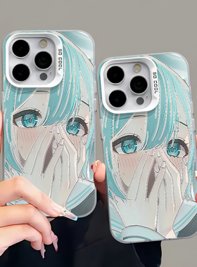 miku初音未来IQOO13手机壳新款VIVO少女IQ0012/11/10/9镭射彩银NEO9PRO爱酷Z9TURBO二次元NEO8/7/6保护PRO套