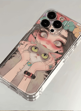 仙女猫女孩适用VIVO s50/30Pro mini手机壳vivo超火S20/19爆款S18/17/16/15/12/10透明Pro软y500T2X保护套