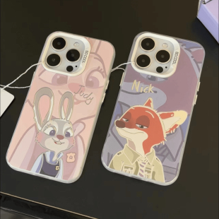 21FE狐狸S20兔子A34高级感A55防摔A25套 plus镭射彩银S22 朱迪尼克适用三星S24ULTRA手机壳新款 GALAX情侣S23