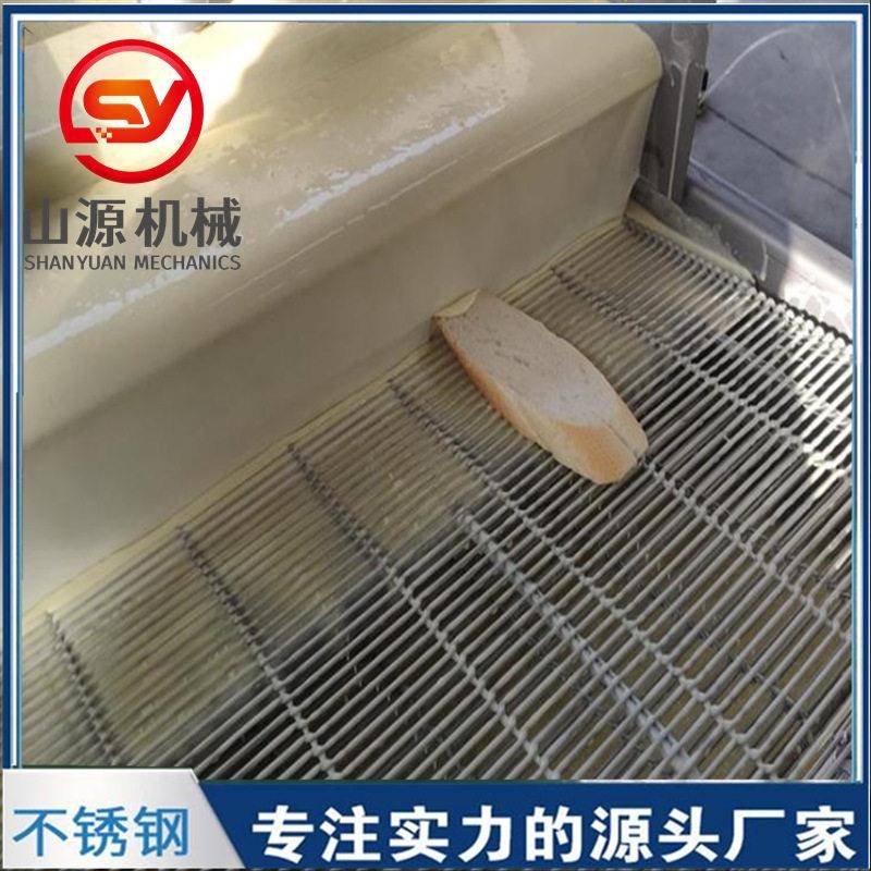 香奶机面包片上浆 全自动易清洗山源裹浆设备包 烧烤面片淋黄油机