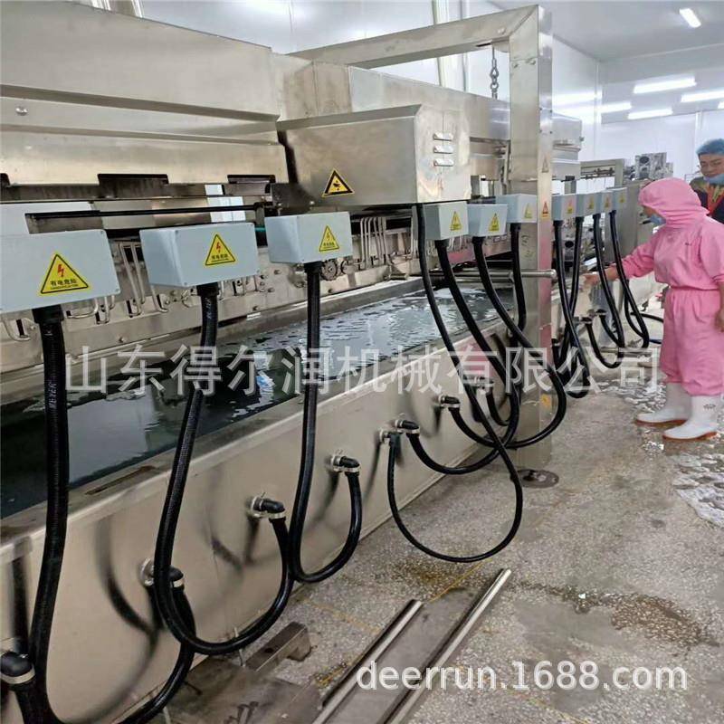 得尔润机得尔润械 脆皮粉裹翅根油机 鸡肉制品上浆上炸粉油炸流水