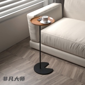 沙发边几茶几迷你小型实木小圆桌客厅网红复古创意边桌床头小桌几