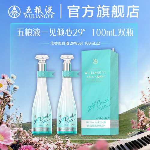 五粮液一见倾心100mL低度白酒
