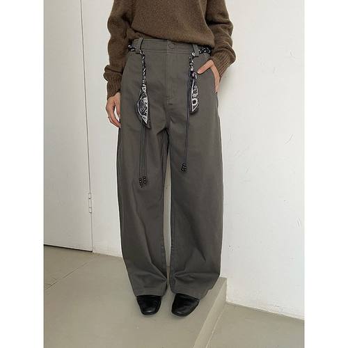 女冬季新款宽松MMCDITION休闲裤