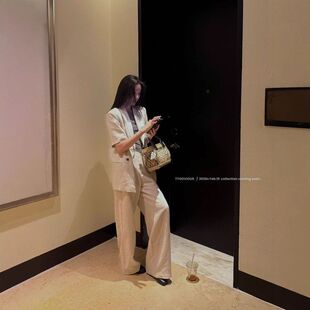 TTOOVOUIS 26春上新2481-82单排扣可拆卸袖子西装外套休闲裤套装