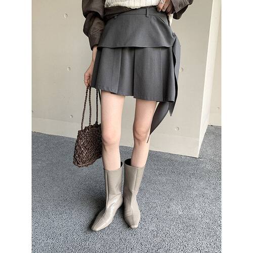 MMCDITION设计感小众屁帘短裙高