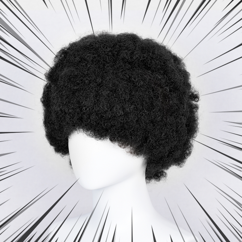 非洲短发黑人假发爆炸头男女通用