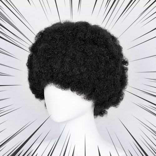 非洲短发黑人假发爆炸头男女通用