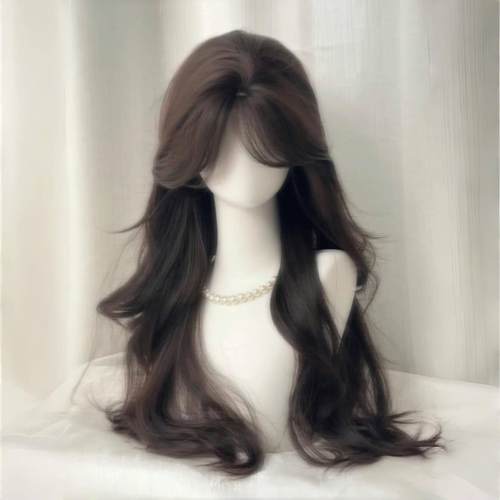 假发女长发Lolita中分刘海长卷发