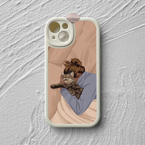 苹果安卓多种型号大眼小羊皮可爱