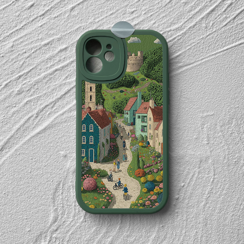 多型号苹果安卓大眼小羊皮插画