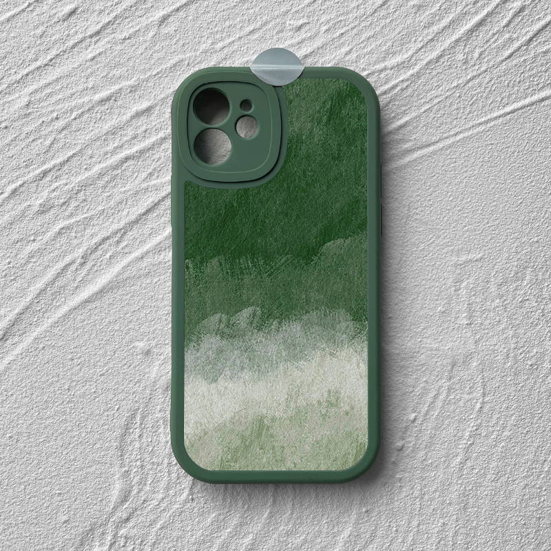 大眼小羊皮软套苹果安卓艺术油画