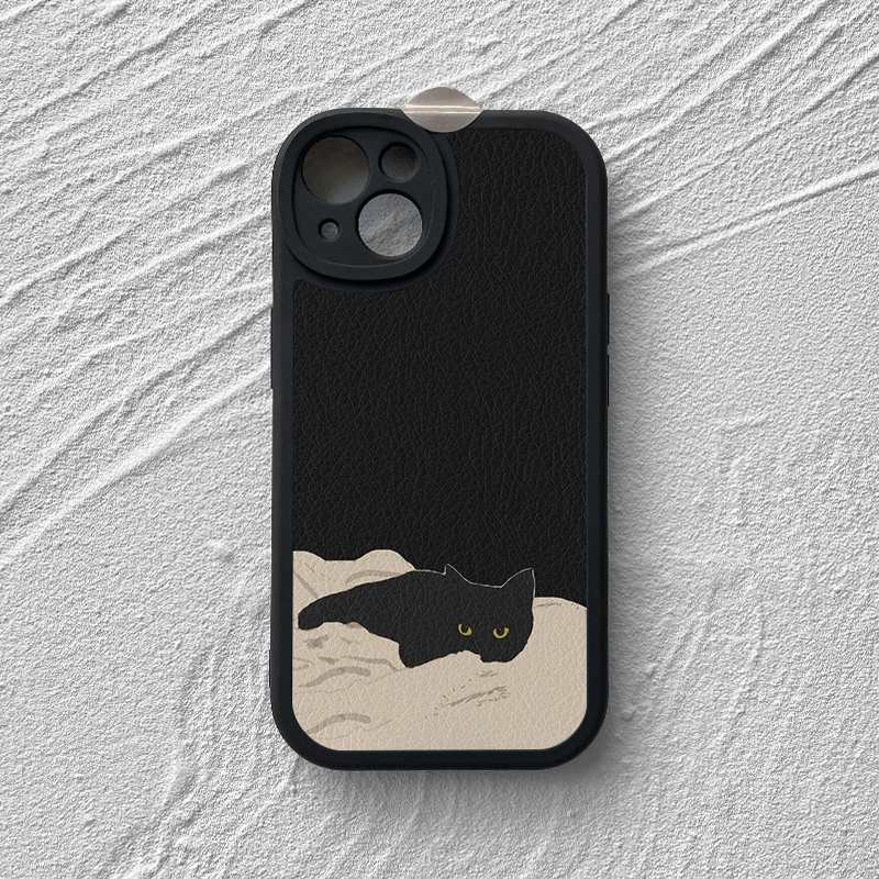 多型号苹果安卓小羊皮精孔简约