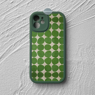 12适用oppo荣耀100小众不撞手机壳xr 不规则石头绿色iPhone15promax苹果13华为mate60小羊皮pura70小米14新款