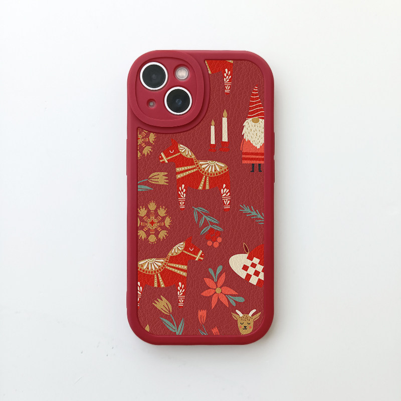 多型号苹果安卓小羊皮精孔艺术