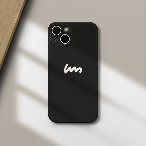 多种机型线条涂鸦简约液态硅胶