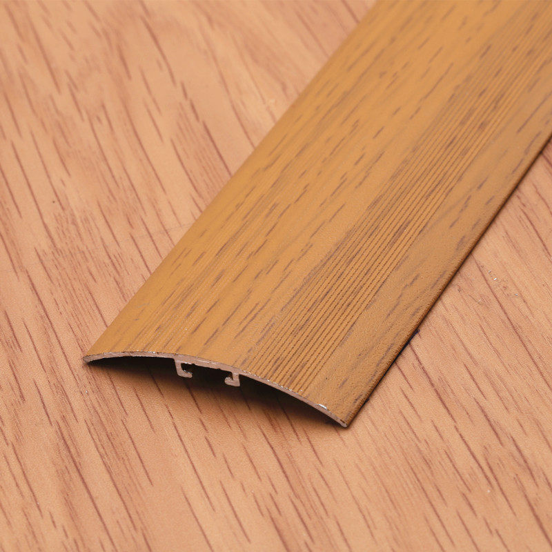 不带胶木地板金属压条4cm扣条铝合金门槛收边条橡木色接缝过门条