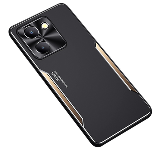 适用vivoy100手机壳vivo y100金属新款时尚y100全包外壳防摔磨砂背板男硅胶高端步步高保护套高级感曲屏高档