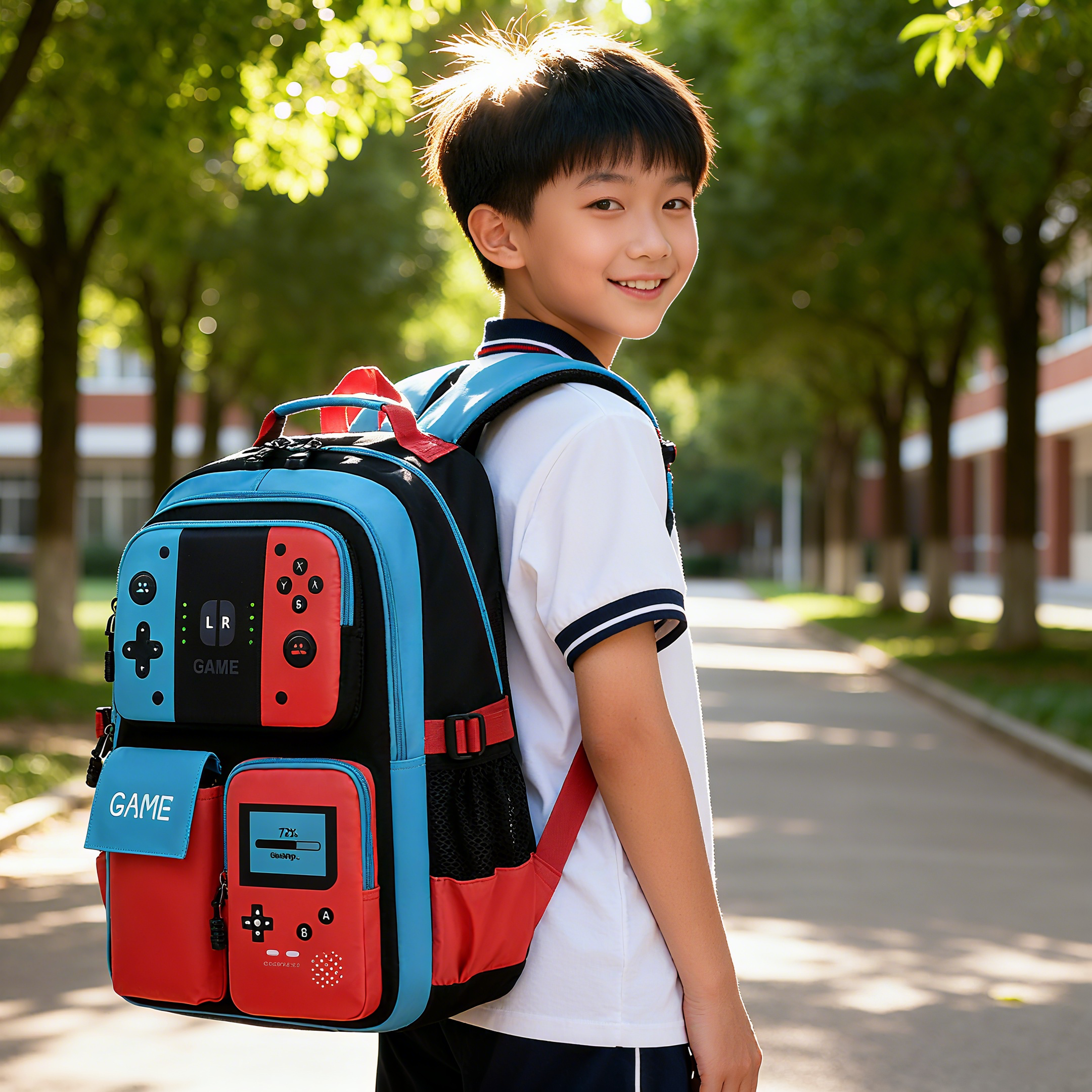 爱迪生小学生3-6年级书包