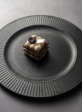 茶盘托盘 雪花复古摆拍圆托盘 PP装饰摆件托盘首饰收纳盘玄关杂物