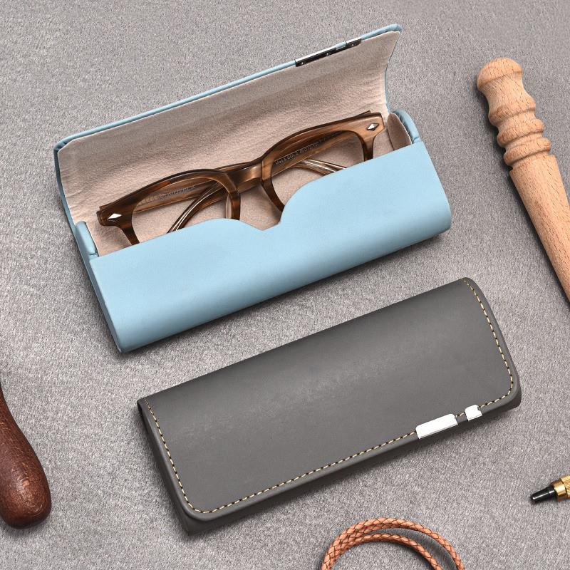 【行业热销】日本眼镜盒高级感可携式防抗压轻近视覆古太阳眼睛太