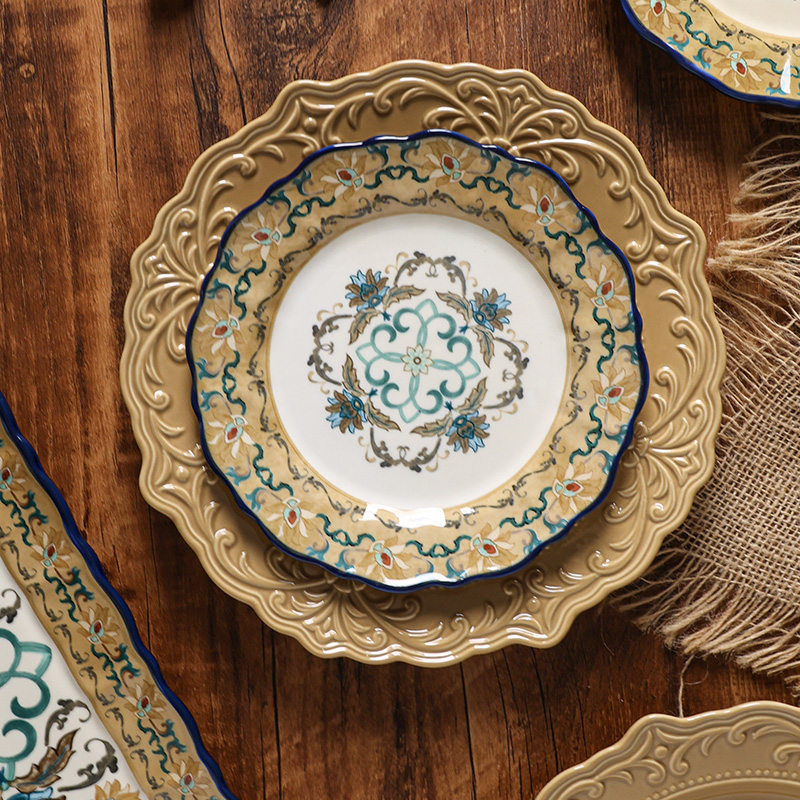 非凡生活陶瓷法式乔迁高颜值碗盘