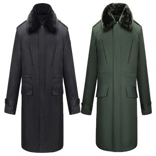 军棉大衣男冬季加厚加长款东北防寒棉袄劳保棉衣安保物业工作服