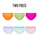 3条 TWOPIECE亲肤女三角裤 女网纱拼接内裤 印花短裤