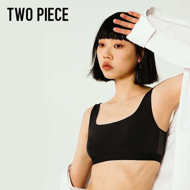 TWOPIECE高颜值无钢圈背心式抹胸