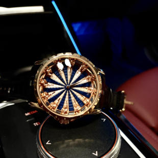 品牌正品机械手表男十二圆桌骑士男款虫洞概念氚气运动地支男生表