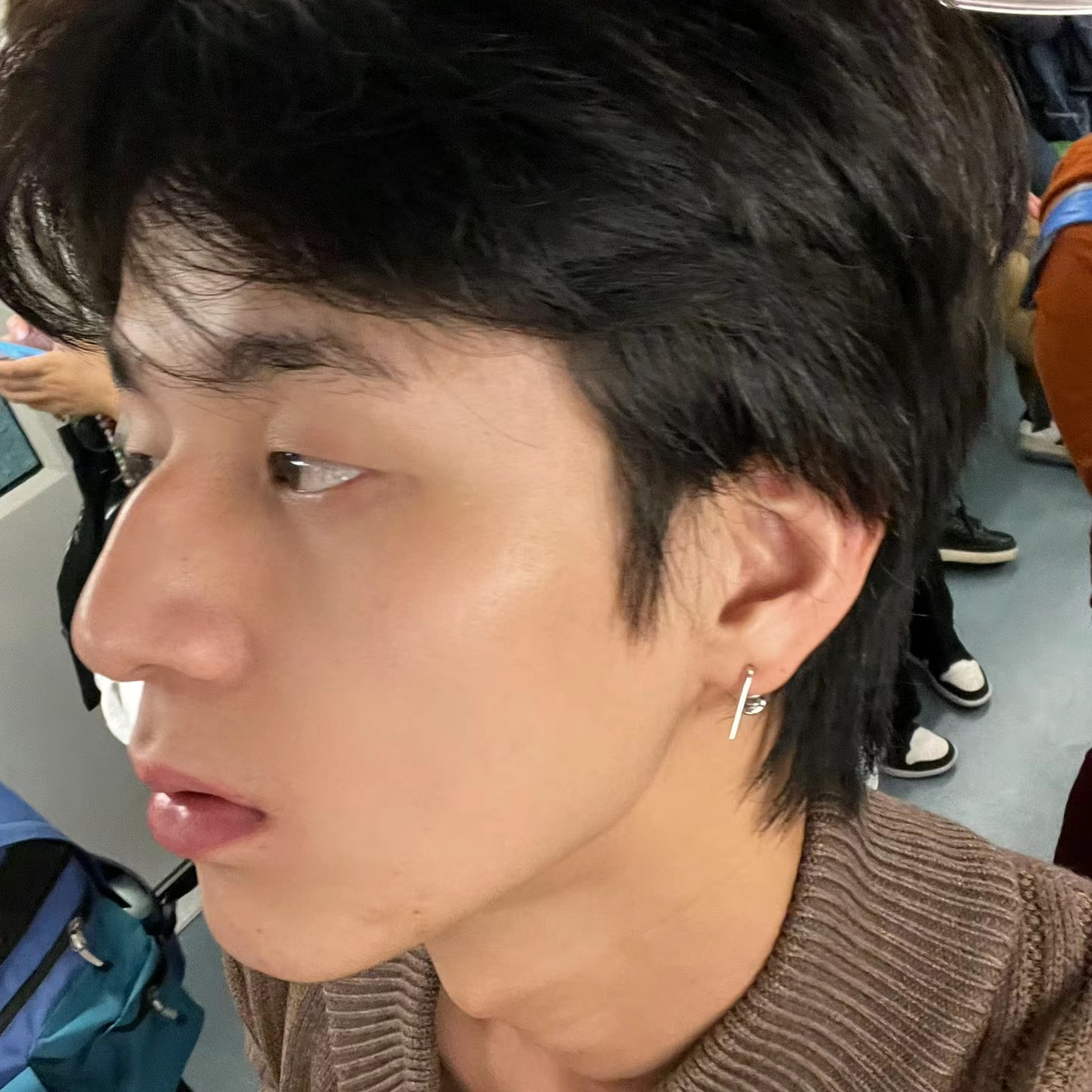 2024年新款男士原创图钉钉子耳钉品牌正品高级感男生小众设计耳饰