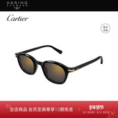 开云眼镜 卡地亚Cartier男女同款 圆形板材防晒太阳镜墨镜CT0584S