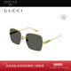 开云眼镜古驰GUCCI男女同款 矩形大框防晒方框太阳镜墨镜GG1434S
