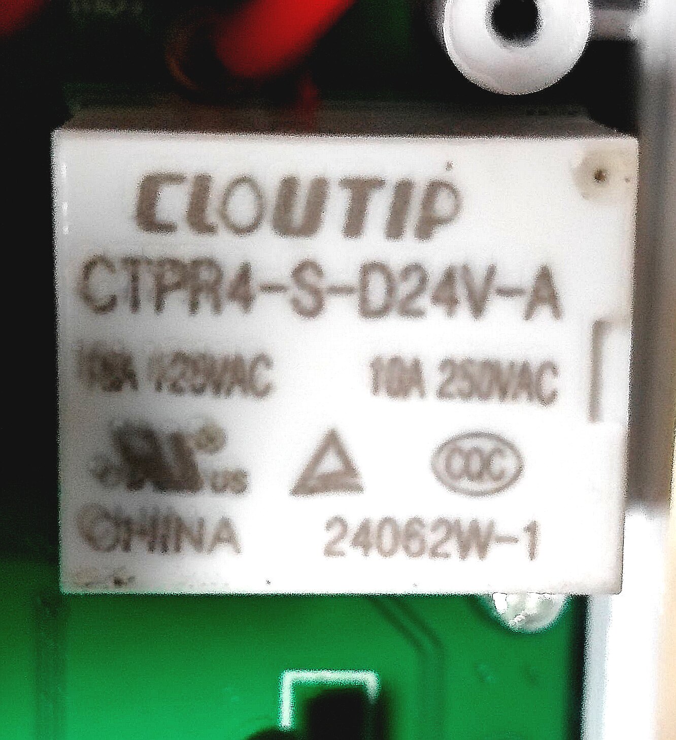 CTPR4-S-DC24V-A 4脚 通用款继电器JQC-3F 24VDC 10A