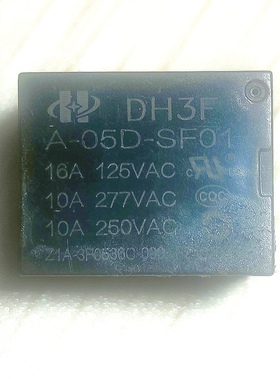 DH3F A-05D-SF01 5V4脚 通用款继电器DH3F-A-5D-SS 全新