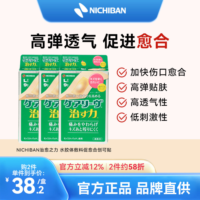 NICHIBAN米琪邦湿性促愈合创可贴防水透气止血保护伤口无菌图片